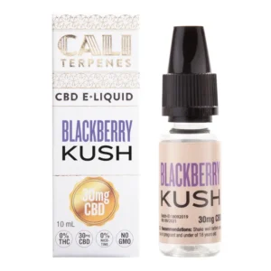 CBD E-Liquid Blackberry Kush - Cali Terpenes, lichid vaping cu aroma fructata si 0% THC