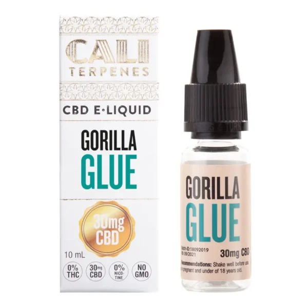 E-Lichid Gorilla Glue CBD - Cali Terpenes, cu aroma intensa de pin si pamant