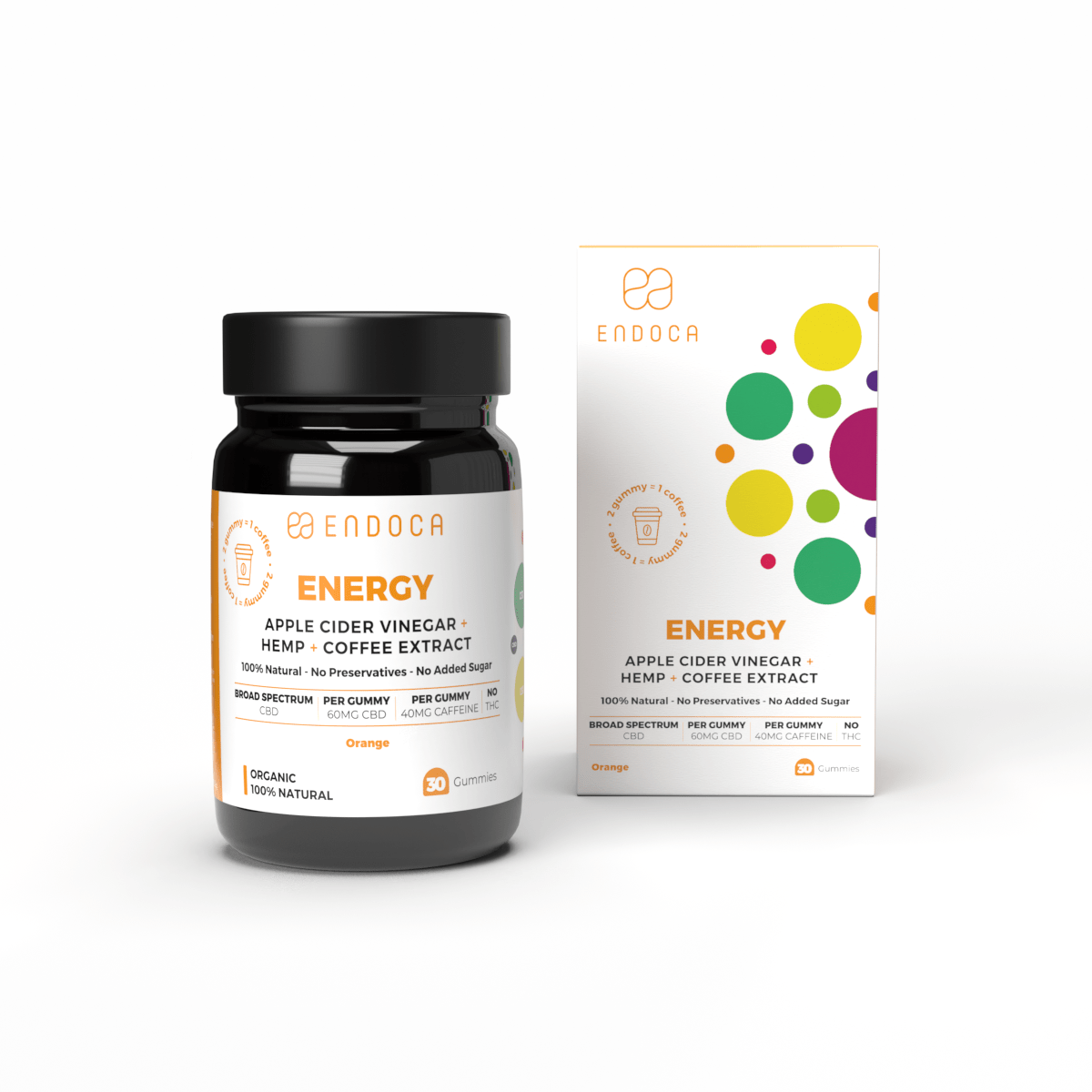Jeleuri CBD Energy 1200mg Portocala Endoca 1 Jeleuri CBD Energy 1200mg Portocala Endoca - Canepa Shop România