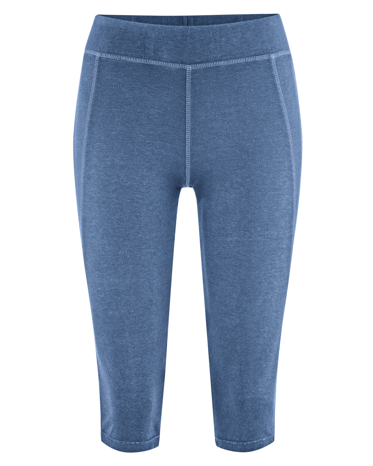 Colanți Yoga din Cânepă și Bumbac Organic, Lungime 7/8 3 Colanți Yoga din Cânepă și Bumbac Organic, Lungime 7/8 – Afine – vedere purtat / detaliu
