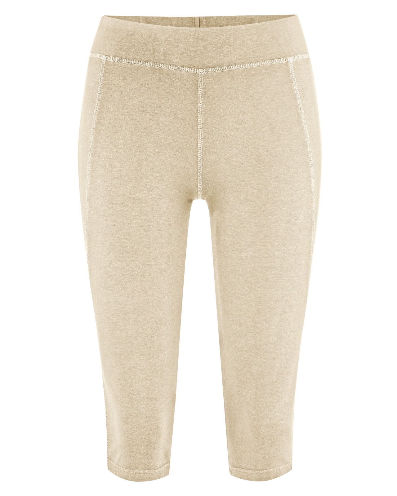 Colanți Yoga din Cânepă și Bumbac Organic, Lungime 7/8 5 Colanți Yoga din Cânepă și Bumbac Organic, Lungime 7/8 – Gobi – vedere purtat / detaliu
