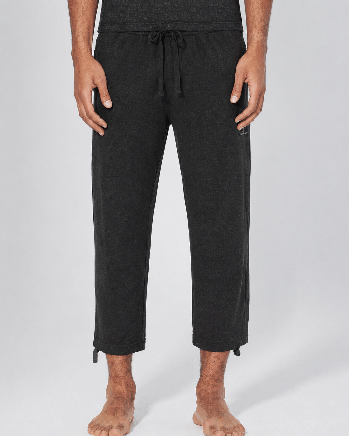 Pantaloni de Yoga 7/8 pentru Bărbați din Cânepă și Bumbac Organic